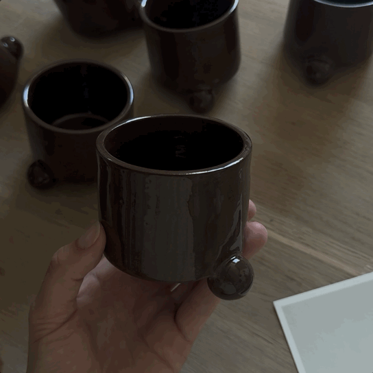 Off balance coffee 001 - deep red-brown