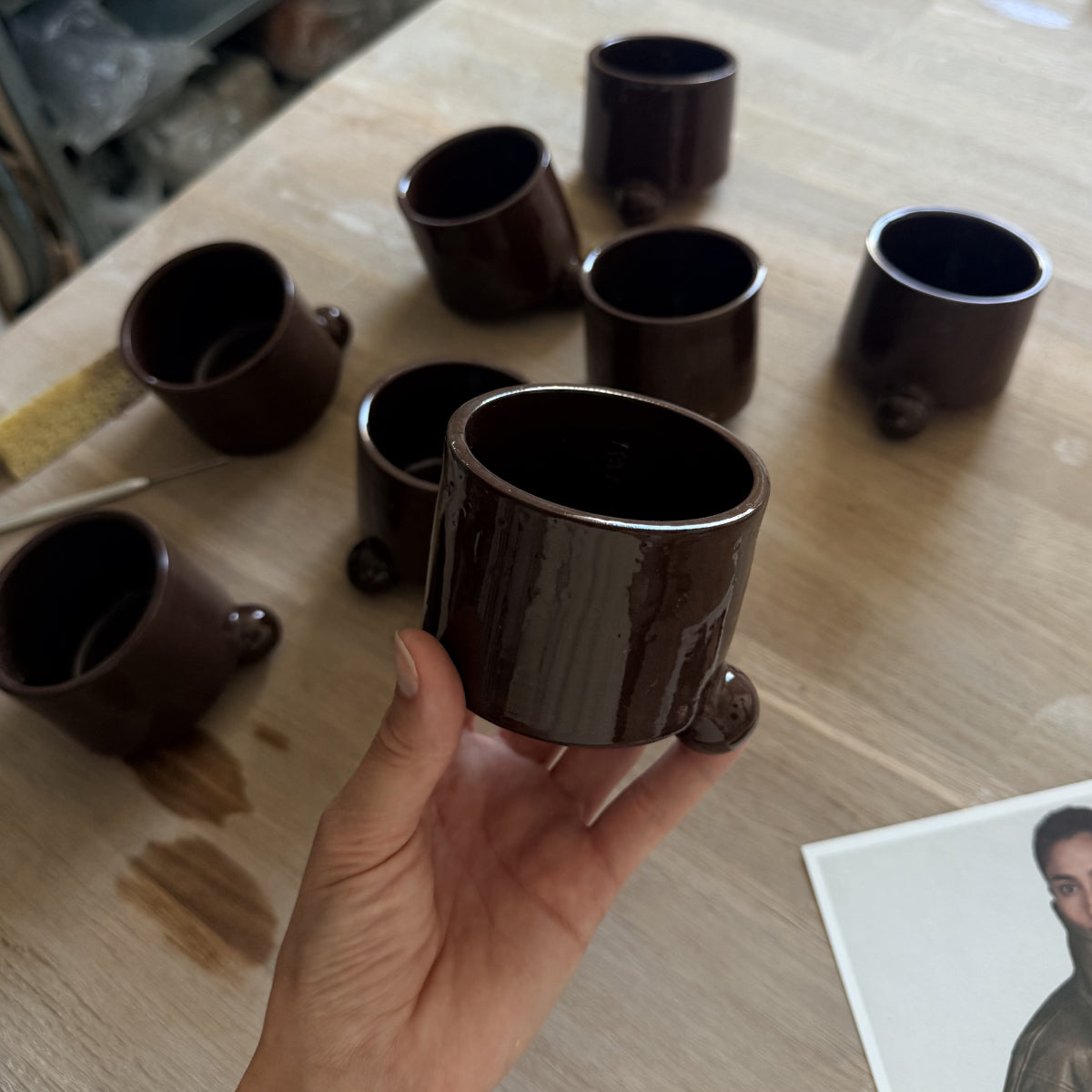 Off balance coffee 001 - deep red-brown