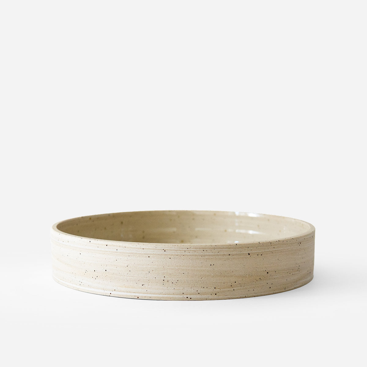 Light beige marbled bowl